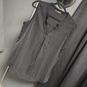 Classic Black Sleeveless Blouse